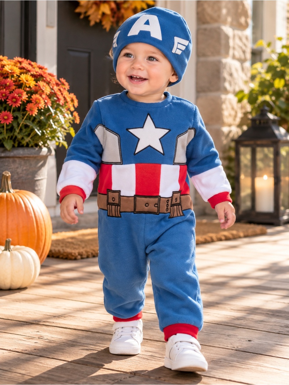 Marvel Captain America Toddler Costume Size 2–4 NEW